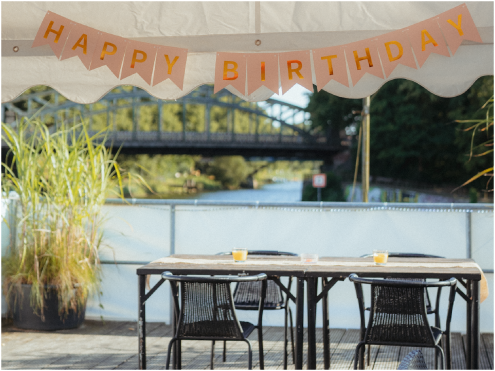 Geburtstag auf Cargo Schiff Event